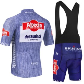 Fietskleding (Fietsshirt + Korte Koersbroek) 2024 Alpecin Deceuninck